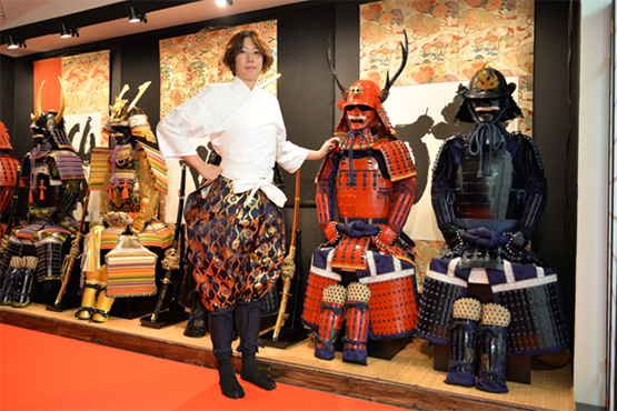 甲冑の着方1 完了