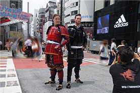 渋谷街中撮影の様子3
